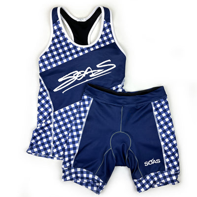 Gingham Tri Tank