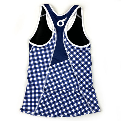 Gingham Tri Tank