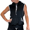 Lightweight Sleeveless Pullover Hoodie Black (Muscle / Short Sleeve / Long Sleeve)