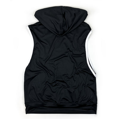 Lightweight Sleeveless Pullover Hoodie Black (Muscle / Short Sleeve / Long Sleeve)
