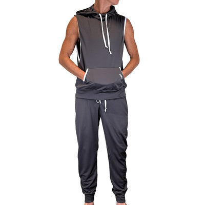 Mesh Everything Track Suit Charcoal