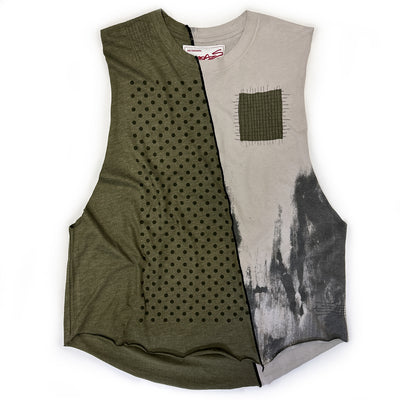 LO Grunge Dot Muscle Tank