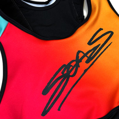 Tropical Retro Traveler Sports Bra (Long & Short)