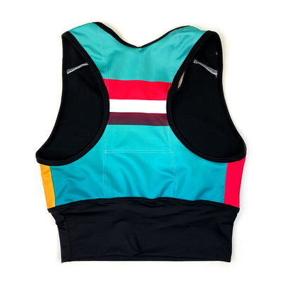 Tropical Retro Traveler Sports Bra (Long & Short)