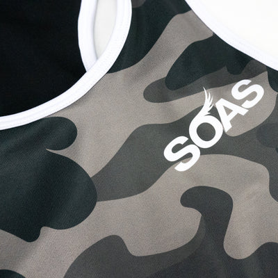 Gray Camo Tri Tank