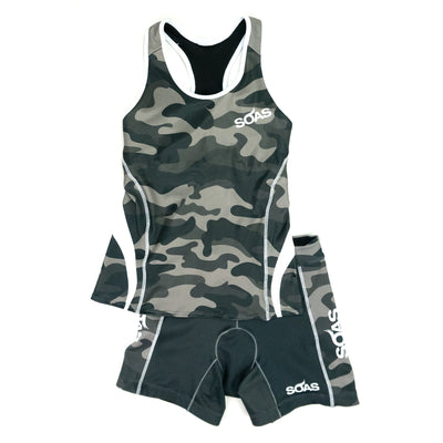 Gray Camo Tri Tank