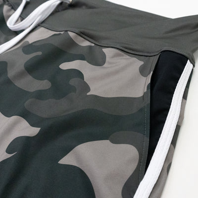 Men's Gray Camo Trunk Short