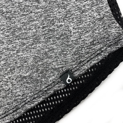 Everything Top (Muscle Tank) Heather Gray & Mesh