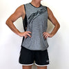 Everything Top (Muscle Tank) Heather Gray & Mesh