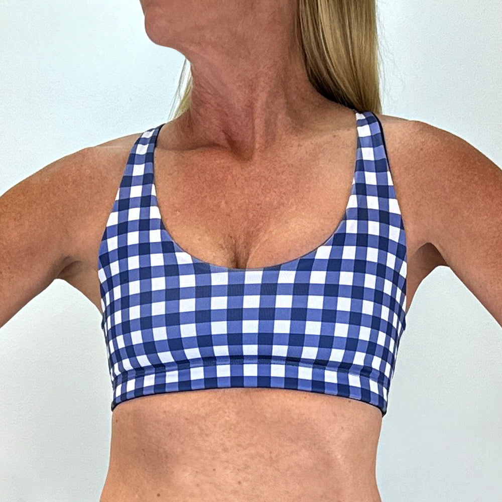 Gingham X Bra