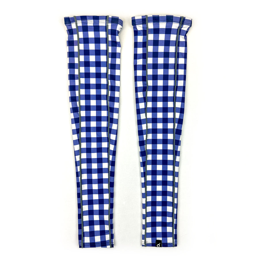 Gingham Arm Coolers / UV protection