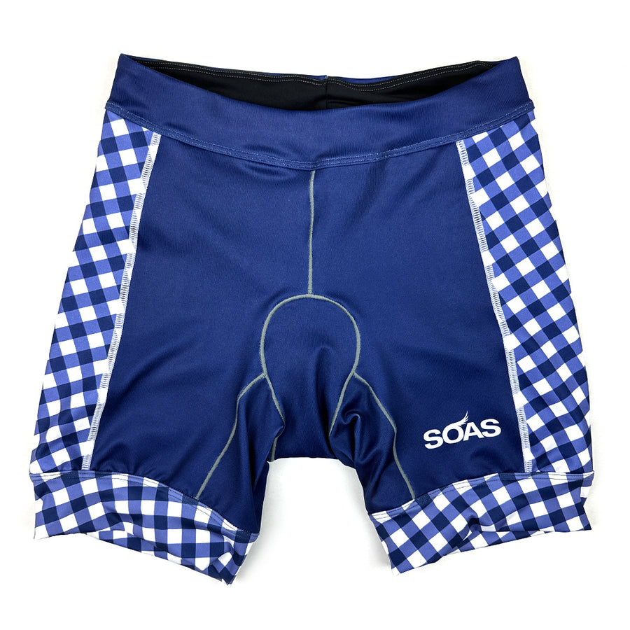 Gingham Tri Short