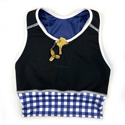 Gingham Traveler Sports Bra (Long & Short)