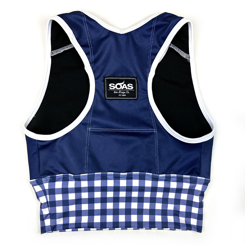 Gingham Traveler Sports Bra (Long & Short)