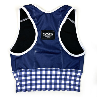 Gingham Traveler Sports Bra (Long & Short)