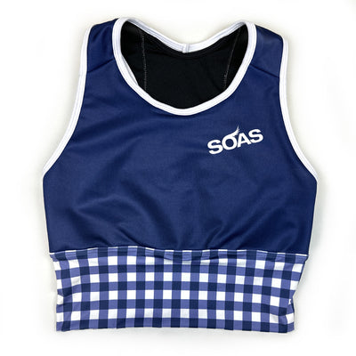 Gingham Traveler Sports Bra (Long & Short)