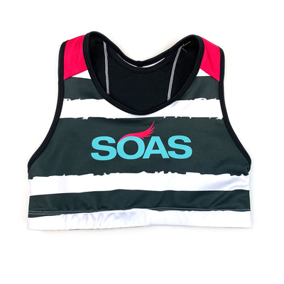 Sunburnt Zebra Traveler Sports Bra Short