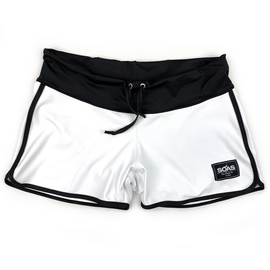 Basic White Trunk Short