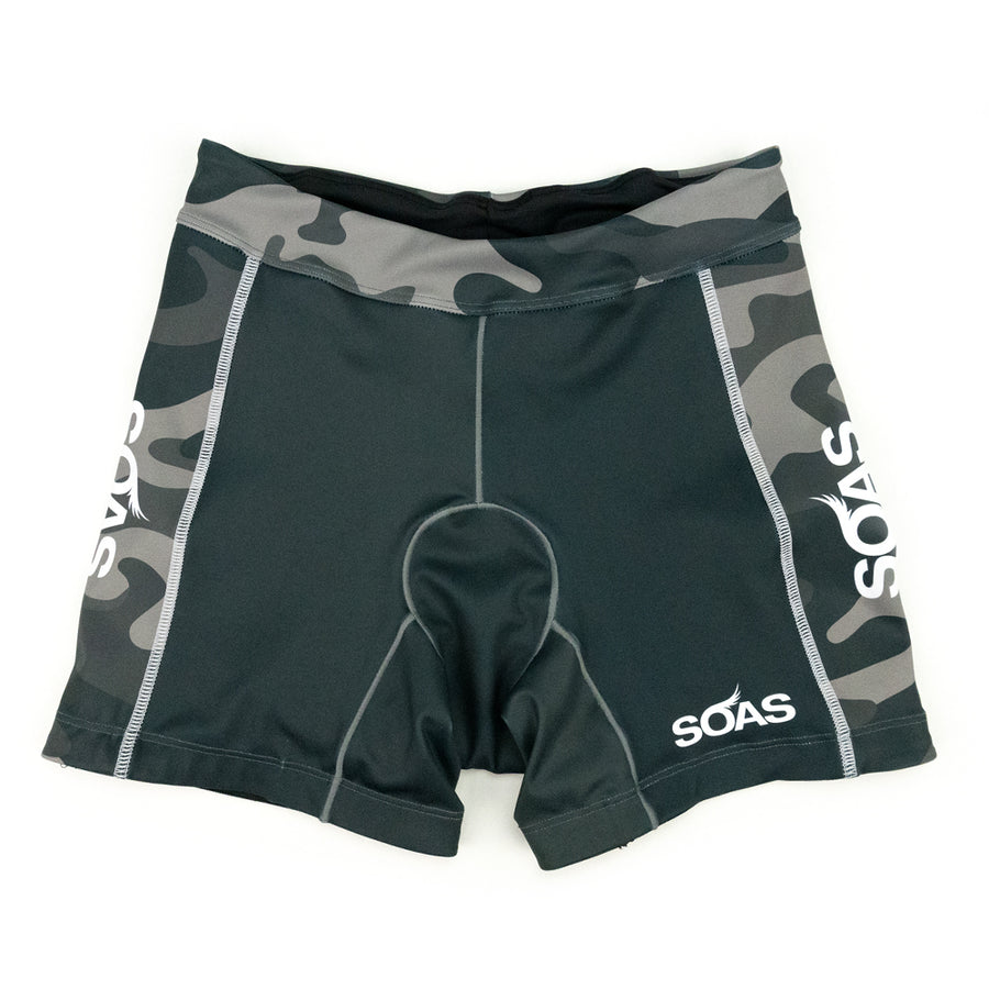 Gray Camo Tri Short