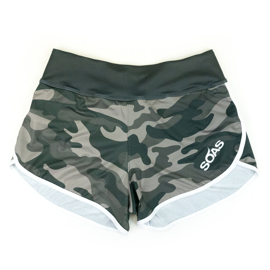 Gray Camo Classic Run Short