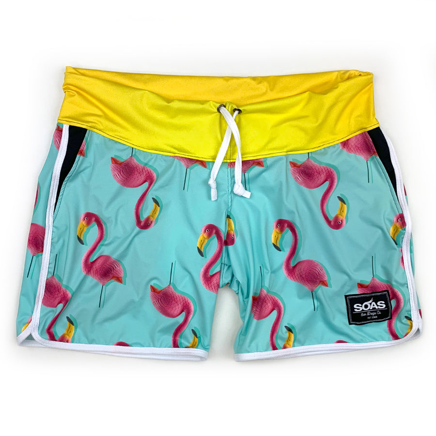 Flamingo Long Trunk Short w/Pocket