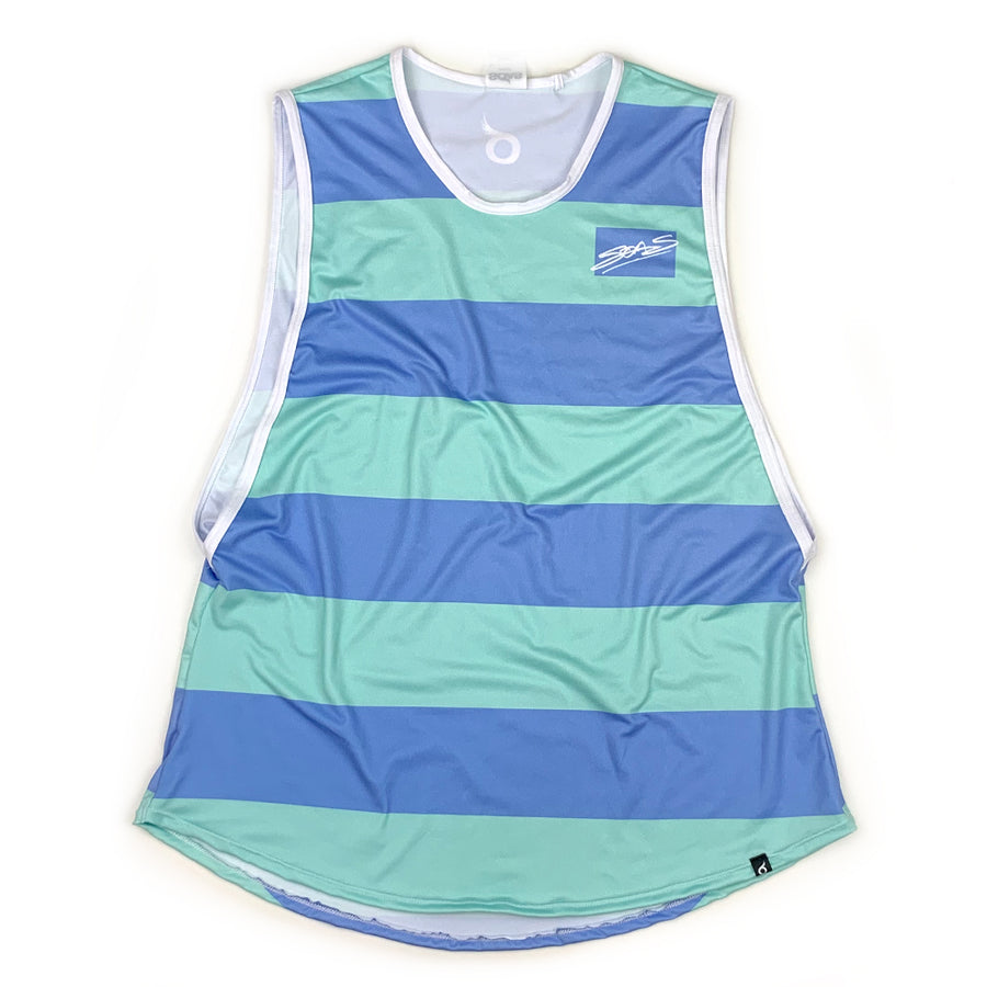 Everything Top (Muscle Tank) Turf Club Ocean Stripes