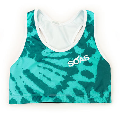 Tie Dye Sports Bra Caribbean