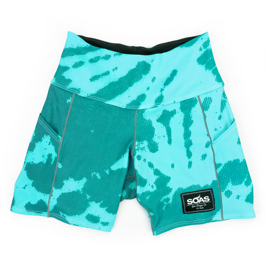 Tie Dye Fleet Run Short Caribbean