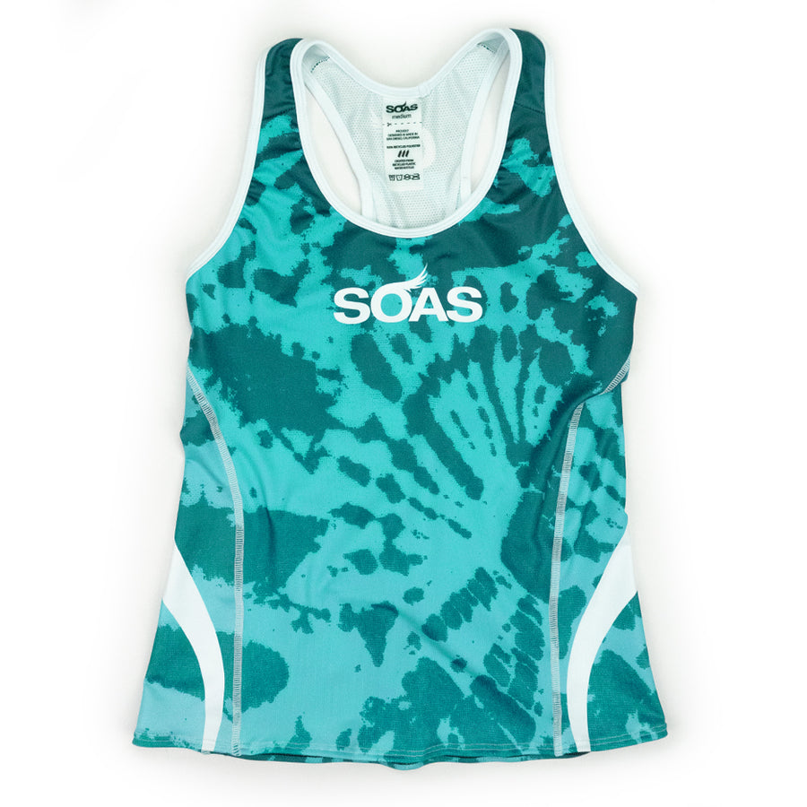 Tie Dye Tri Tank Caribbean